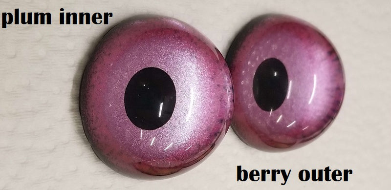 Ojos de resina "siguientes" en 3D pintados simplistas