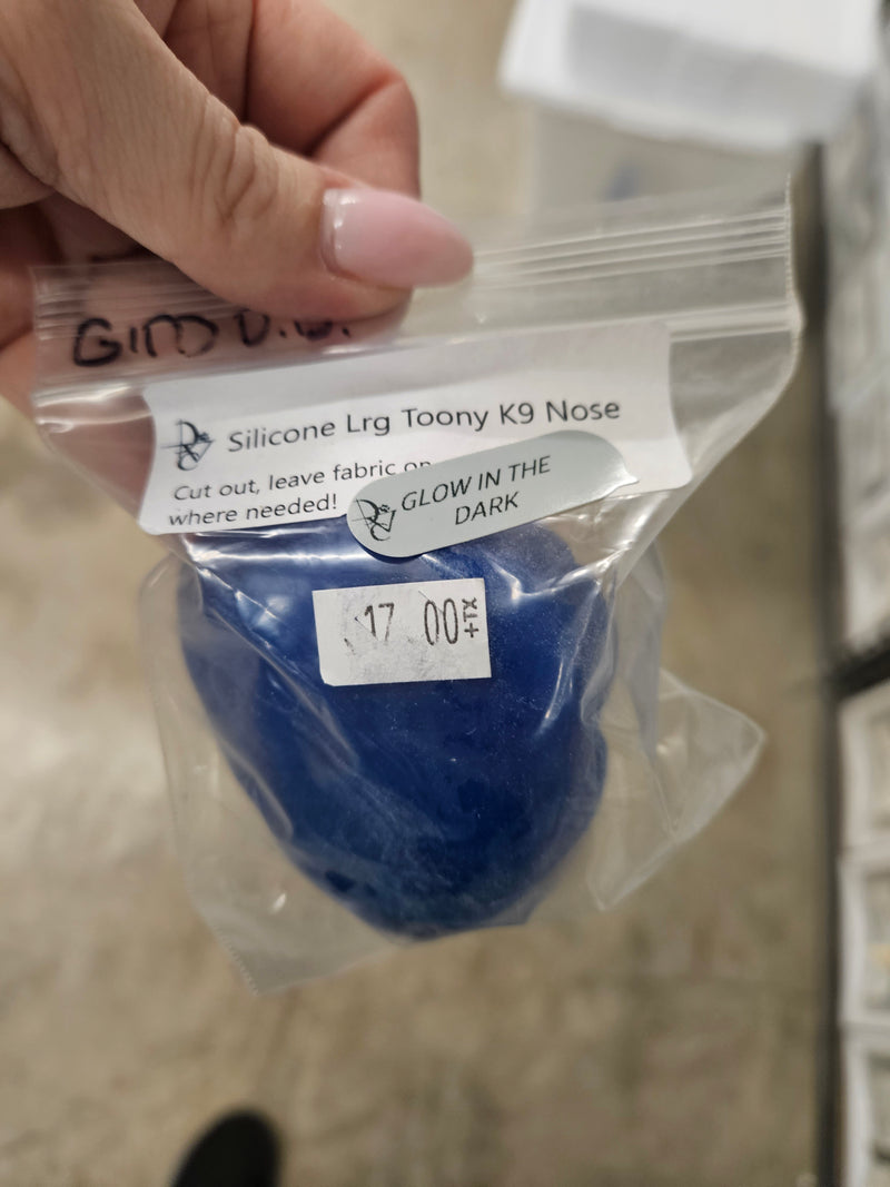 Ready to Ship - Heavy Discount Item: Silicone Large Toony K9 Nose