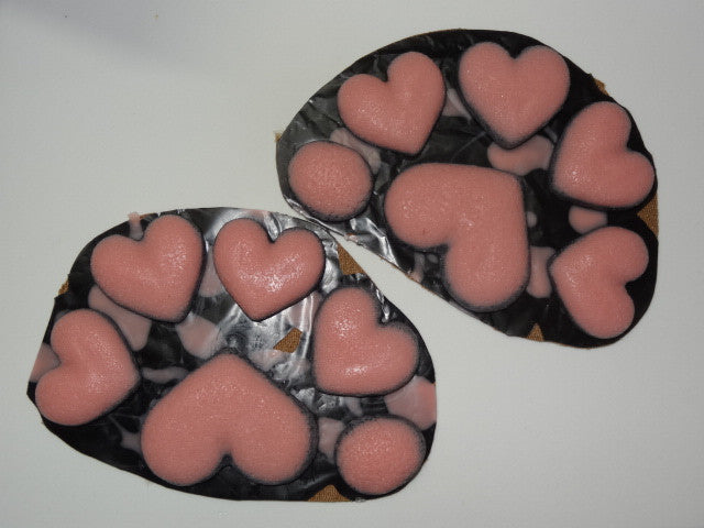 Silicone Heart Handpads