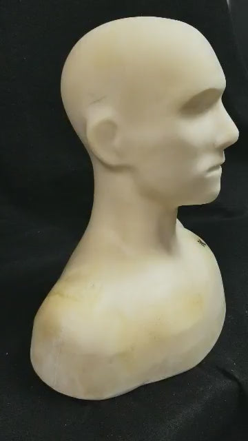 Hairess Men's Styrofoam Mannequin Head Beige