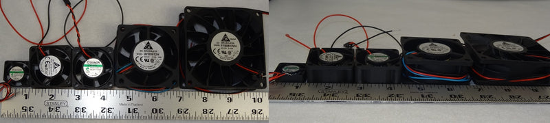 Ventilador de 1 pulgada con batería AAA