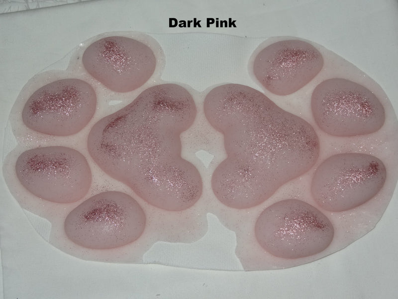 Almohadillas de silicona con purpurina para 4 dedos Feral K9