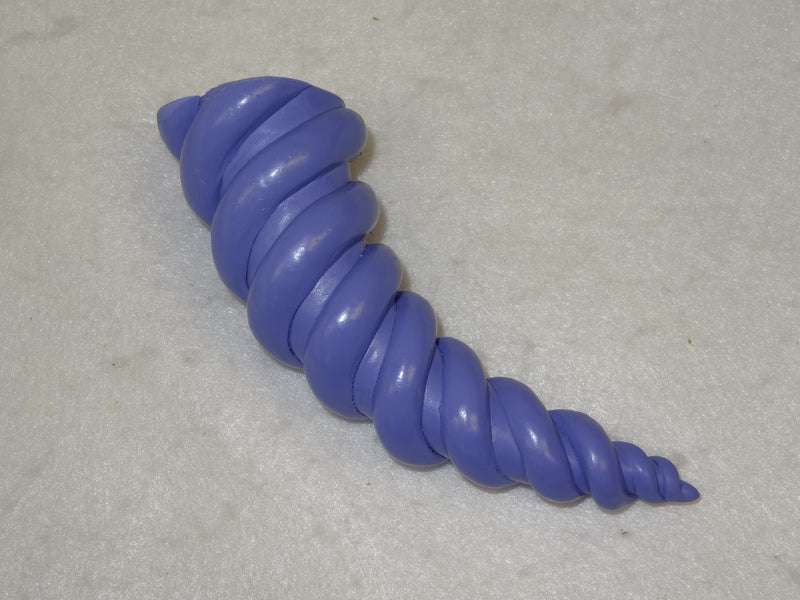 Plastic Opaque 4 Inch Curved Unicorn Horn