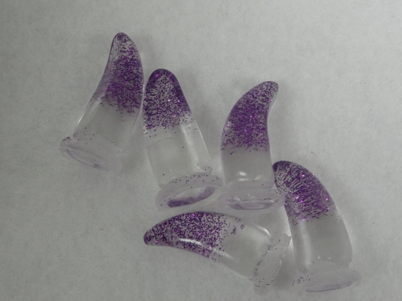 Garras K9 pequeñas de 2 capas con purpurina *Se venden por garra*