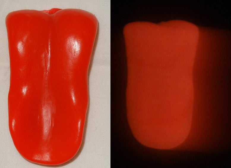 Silicone Glow in the Dark Canine Tongue