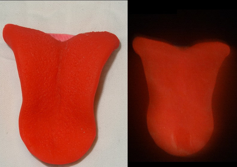Silicone Glow in the Dark Big Cat Tongue