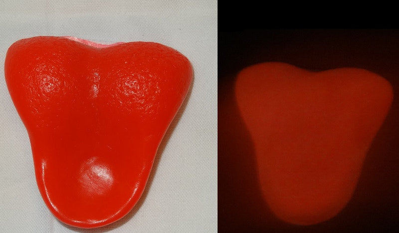 Silicone Glow in the Dark Rat/Bunny Tongue