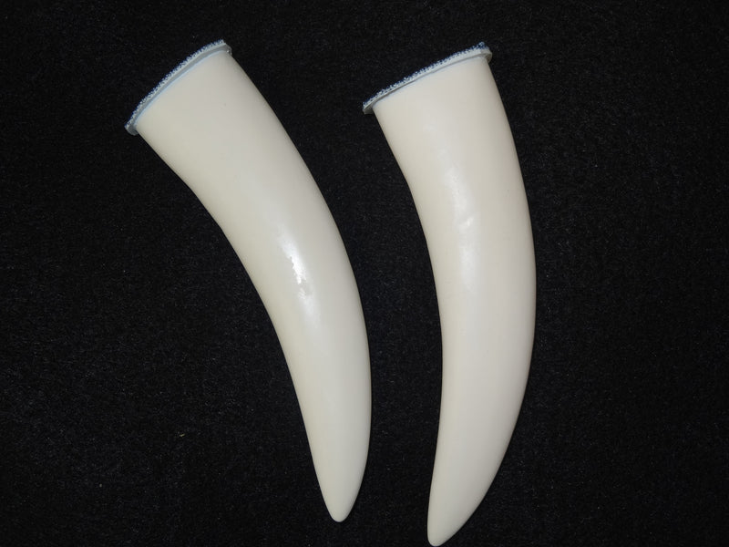 Rubber Toony Saber Teeth *Sold per Tooth*