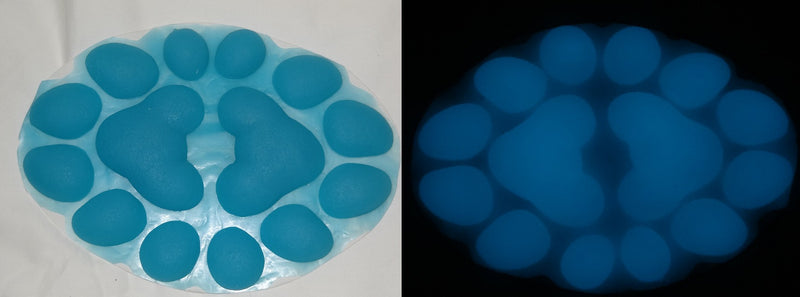 Silicone Glow in the Dark Feral K9 Handpads