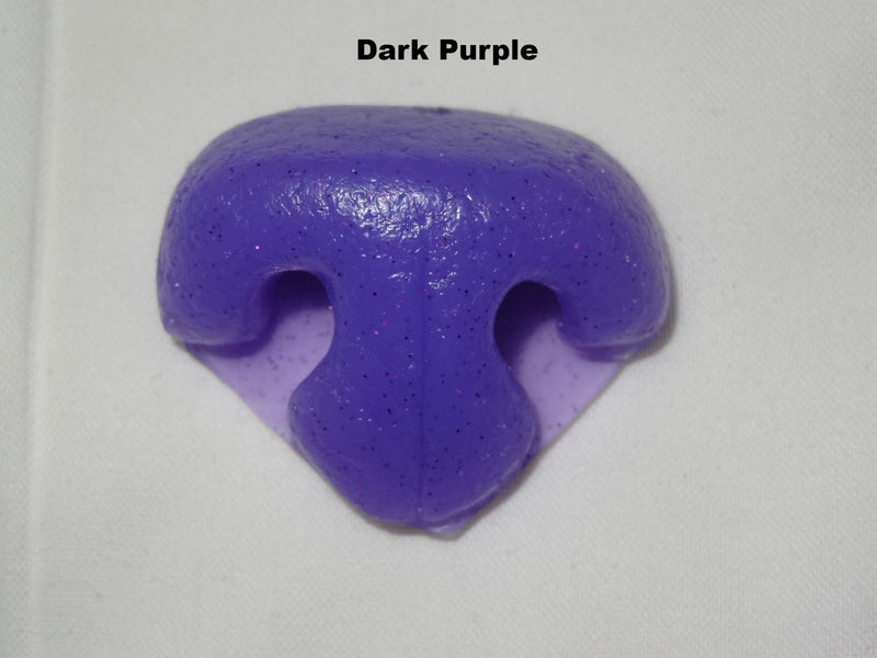 Nariz híbrida con purpurina de silicona.