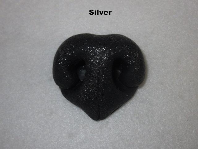 Silicone Glitter Realistic Canine Nose
