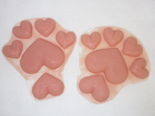 Silicone Heart Feetpads