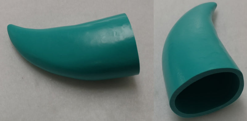 Plastic Opaque Hollow Small Horns *Sold Per Horn*
