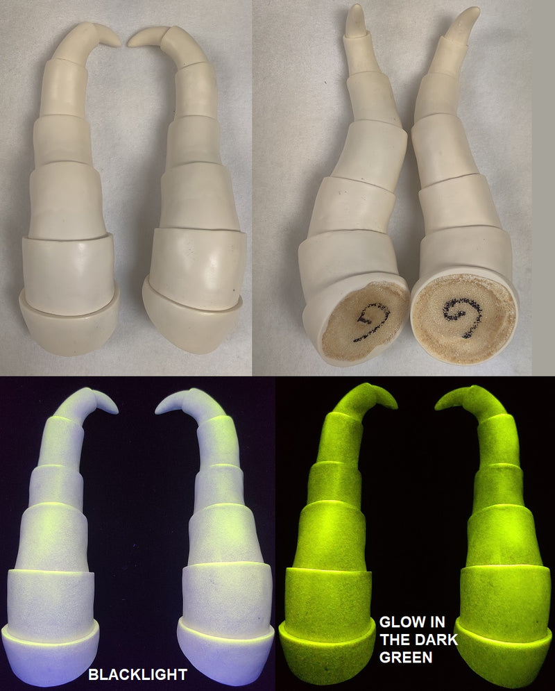 Plastic Glow in the Dark Pataflafla Horns