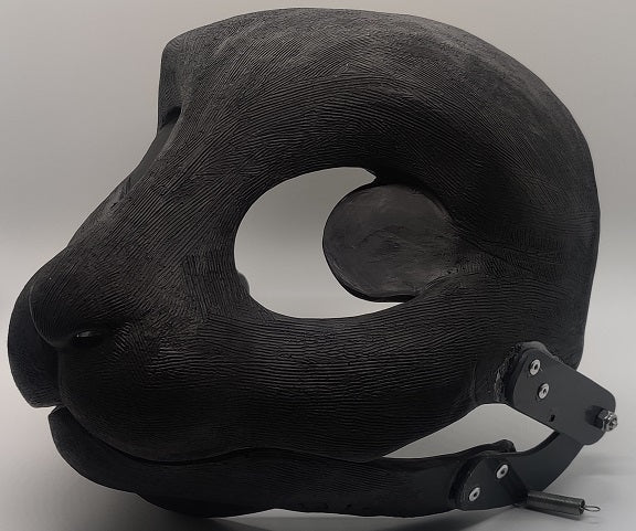 Cut and Hinged Bunny Resin Mask Blank