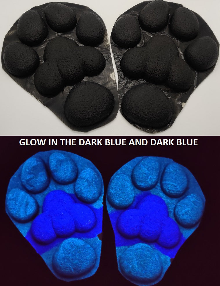 Silicone Glow in the Dark Thick K9 Feetpads
