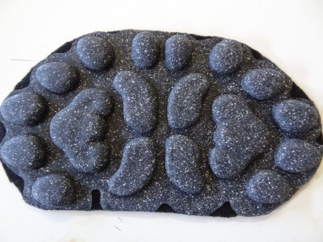Almohadillas de mano pequeñas Anthro K9 de granito de silicona